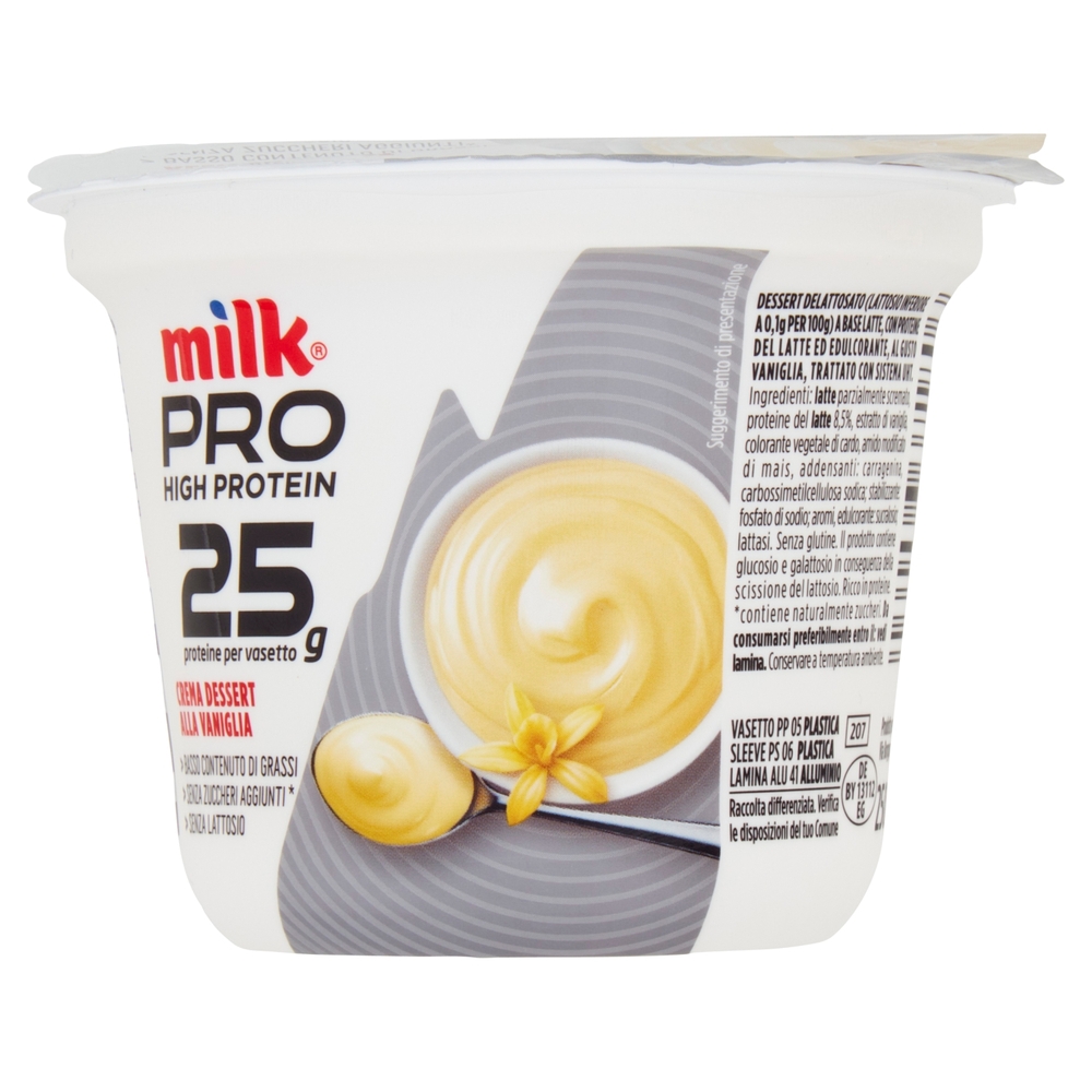 Milk Pro High Protein 25g Crema Dessert alla Vaniglia 250 g